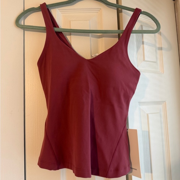 Lululemon Align Waist Length Tank in size 4 - NWT, Mulled Wine - Picture 5 of 5